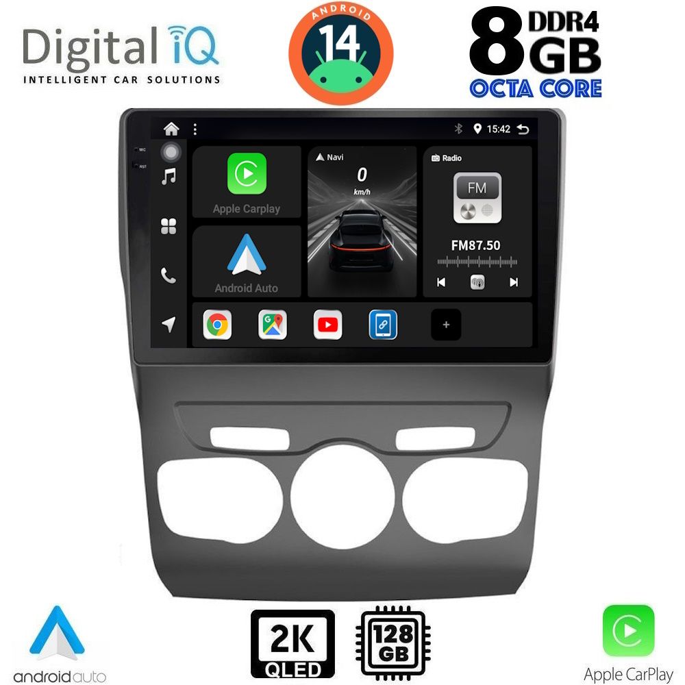 Βλησαρούλης Car Center - DIGITAL IQ BXF 11085_CPAA (10inc) MULTIMEDIA TABLET for CITROEN C4 -DS4 mod. 2011-2018