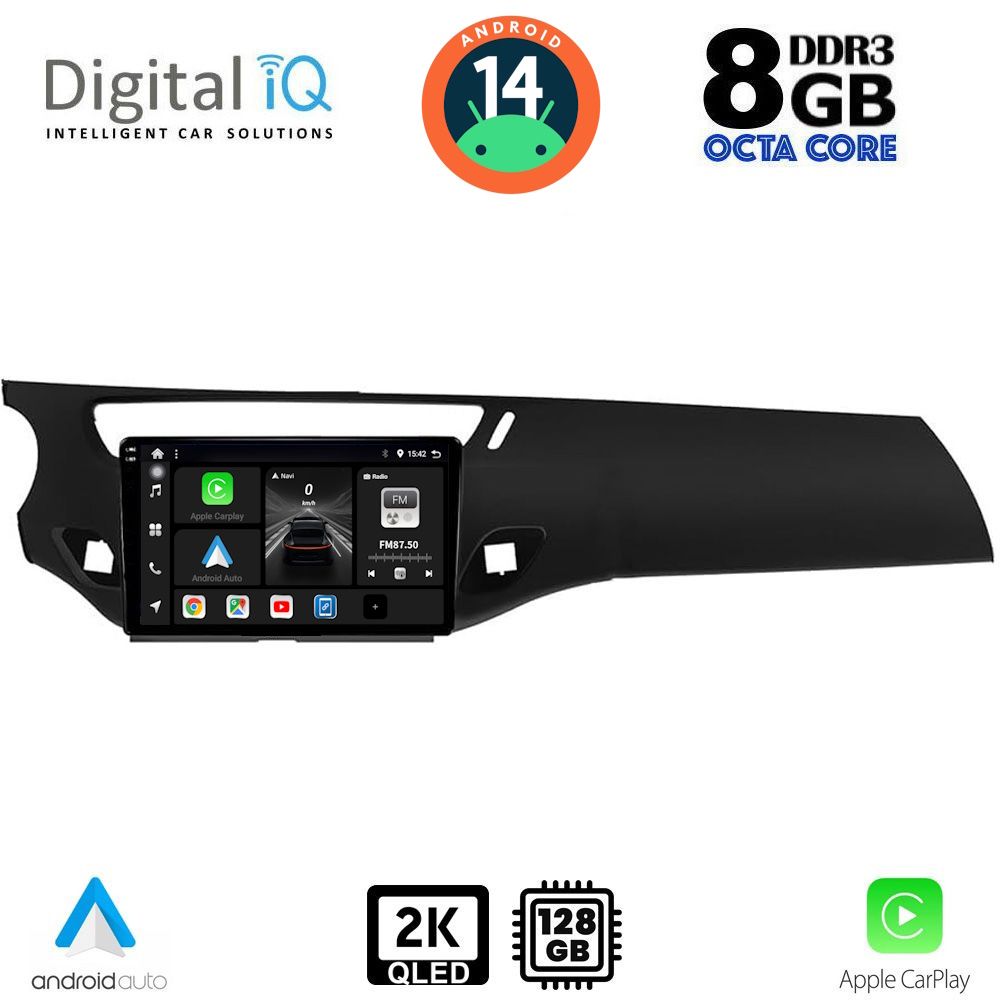 Βλησαρούλης Car Center - DIGITAL IQ BXF 11092_CPAA (9inc) MULTIMEDIA TABLET for CITROEN C3 - DS3 mod. 2009-2016