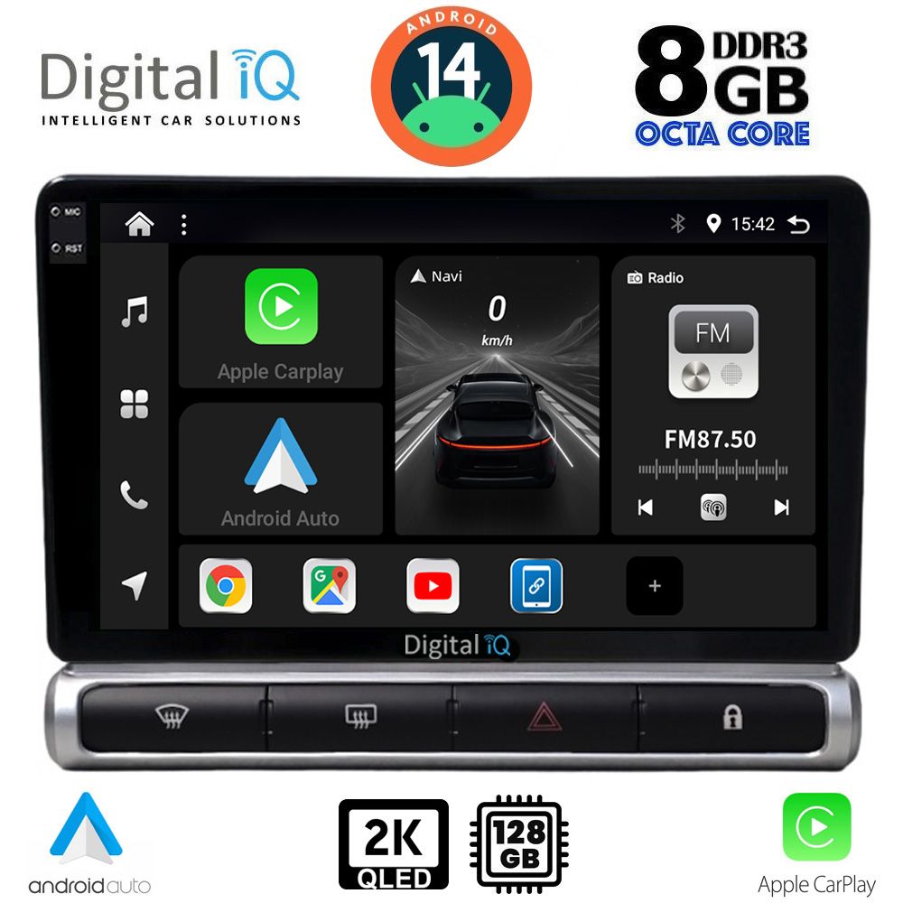 Βλησαρούλης Car Center - DIGITAL IQ BXF 11093H_CPAA (9inc) MULTIMEDIA TABLET for CITROEN C3 - DS3 mod. 2016> High Version