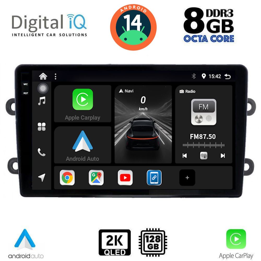 Βλησαρούλης Car Center - DIGITAL IQ BXF 11102_CPAA (9inc) MULTIMEDIA TABLET for DACIA DUSTER mod. 2012-2019