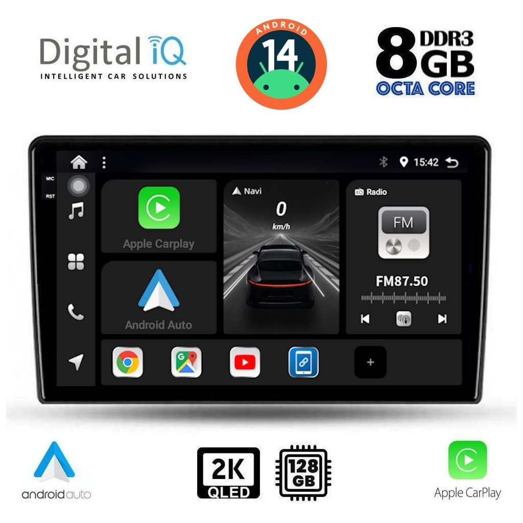 Βλησαρούλης Car Center - DIGITAL IQ BXF 11103B_CPAA (9inc) MULTIMEDIA TABLET for DACIA DUSTER mod. 2012-2019