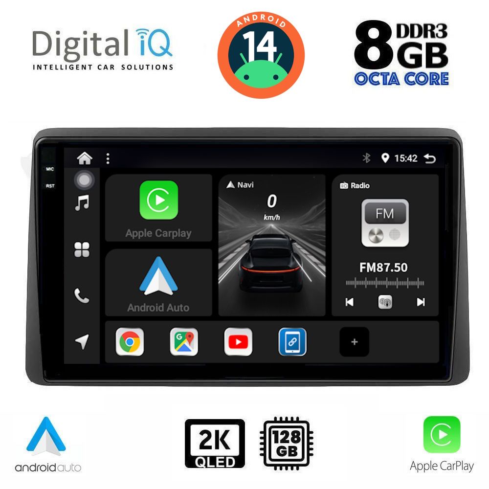 Βλησαρούλης Car Center - DIGITAL IQ BXF 11104_CPAA (10inc) MULTIMEDIA TABLET for DACIA DUSTER mod. 2019>