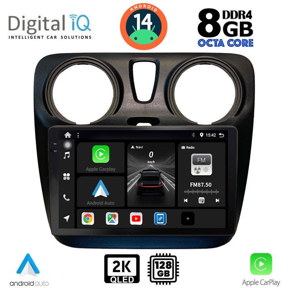 Βλησαρούλης Car Center - DIGITAL IQ BXF 11112_CPAA (9inc) MULTIMEDIA TABLET for DACIA DOKKER 2012>
