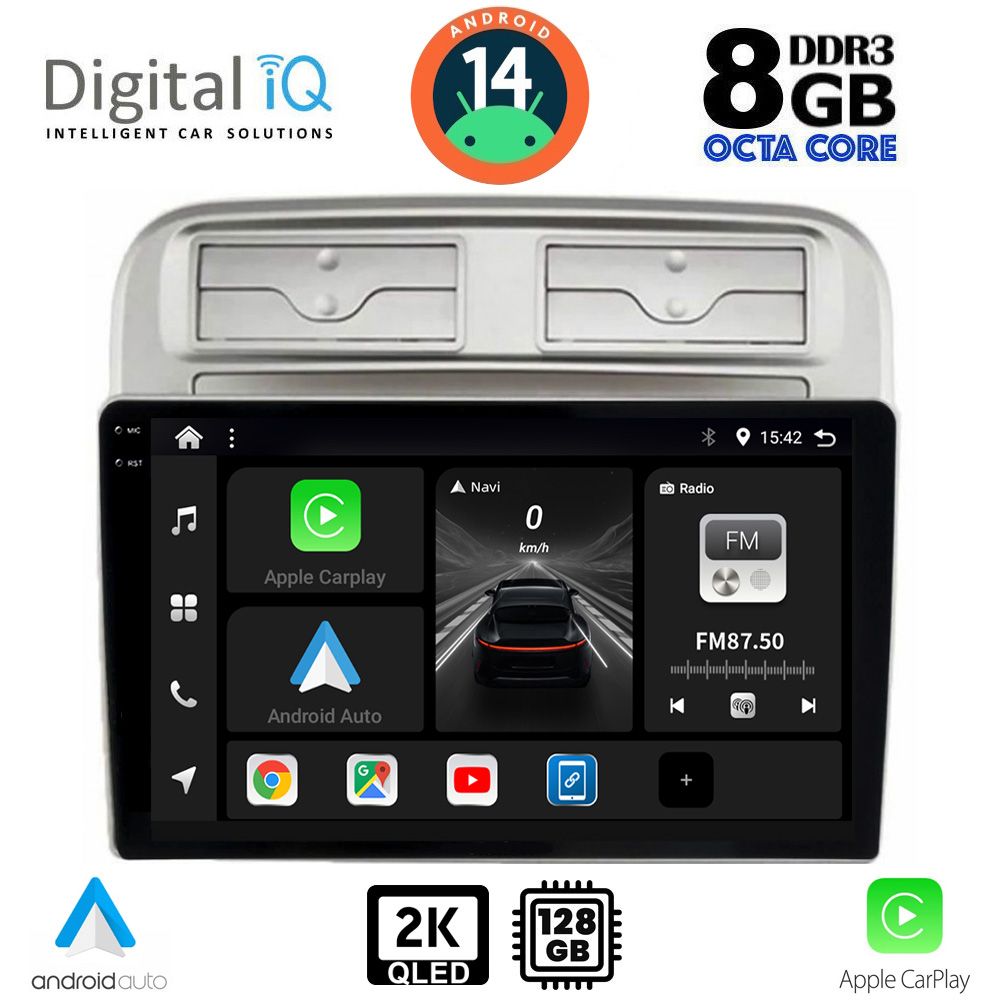 Βλησαρούλης Car Center - DIGITAL IQ BXF 11128_CPAA (9inc) MULTIMEDIA TABLET for FIAT GRANDE PUNTO mod. 2005-2012