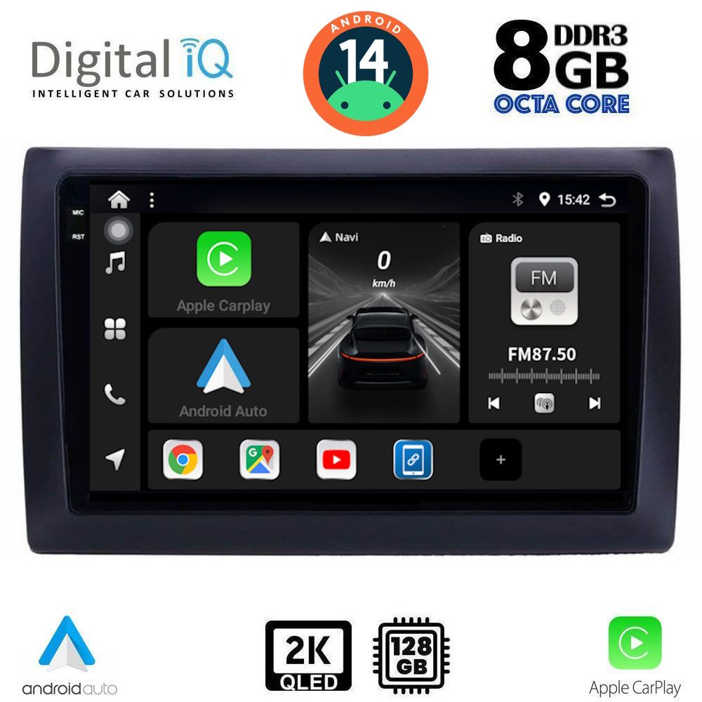 Βλησαρούλης Car Center - DIGITAL IQ BXF 11145_CPAA (9inc) MULTIMEDIA TABLET for FIAT STILO mod. 2001-2007