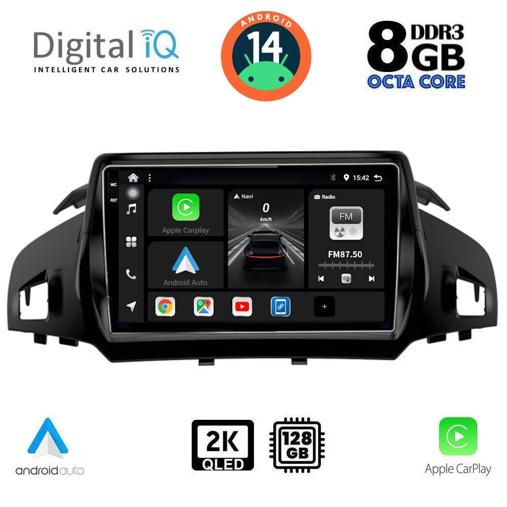 Βλησαρούλης Car Center - DIGITAL IQ BXF 11160_CPAA (9inc) MULTIMEDIA TABLET for FORD KUGA mod. 2013> – CMAX mod. 2011>
