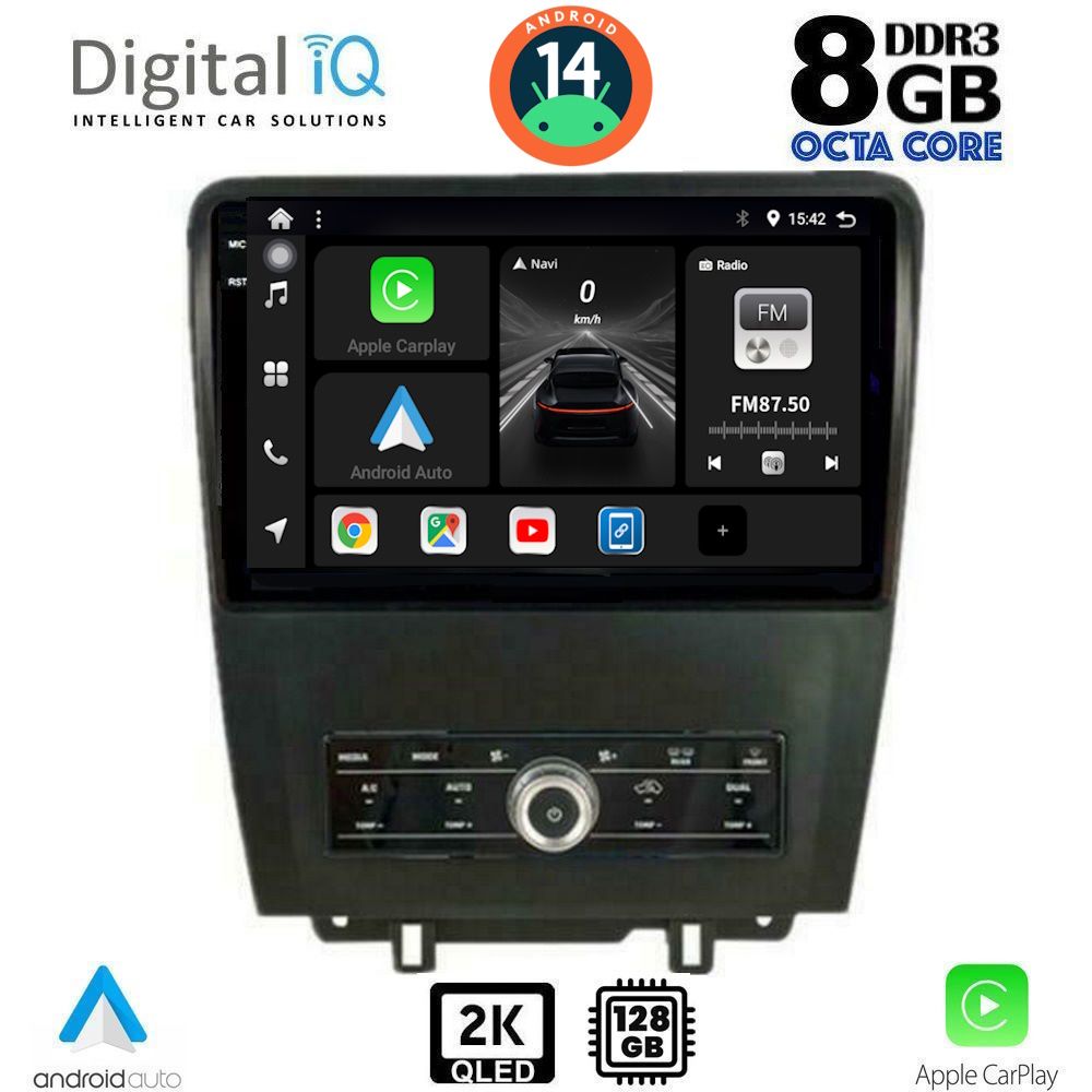 Βλησαρούλης Car Center - DIGITAL IQ BXF 11165_CPAA (9inc) MULTIMEDIA TABLET for FORD MUSTANG mod. 2010-2015
