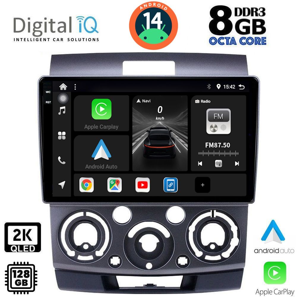 Βλησαρούλης Car Center - DIGITAL IQ BXF 11170_CPAA (9inc) MULTIMEDIA TABLET for FORD RANGER | MAZDA BT50 mod. 2006-2011