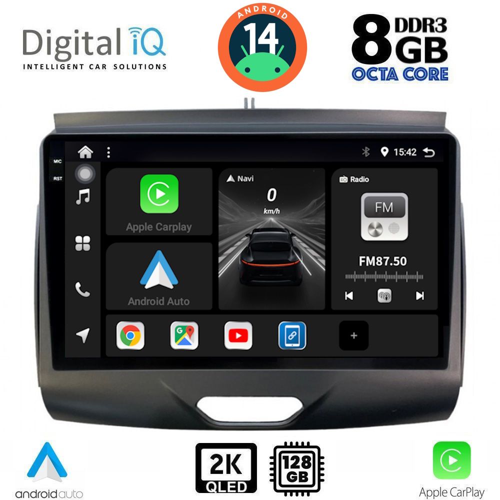 Βλησαρούλης Car Center - DIGITAL IQ BXF 11172_CPAA (9inc) MULTIMEDIA TABLET for FORD RANGER mod. 2015-2018