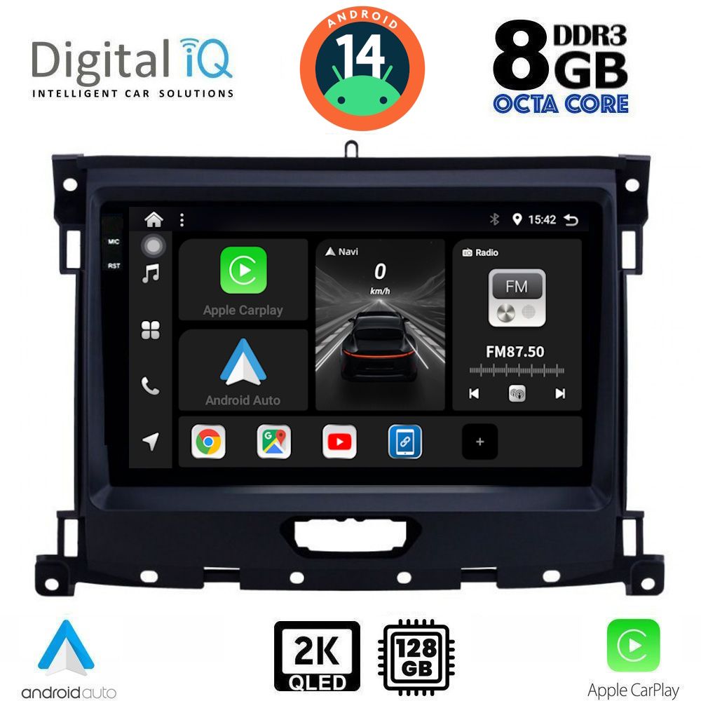 Βλησαρούλης Car Center - DIGITAL IQ BXF 11173_CPAA (9inc) MULTIMEDIA TABLET for FORD RANGER mod. 2018>