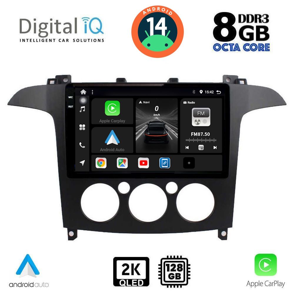 Βλησαρούλης Car Center - DIGITAL IQ BXF 11175_CPAA A/C (9inc) MULTIMEDIA TABLET for FORD SMAX mod. 2006-2014