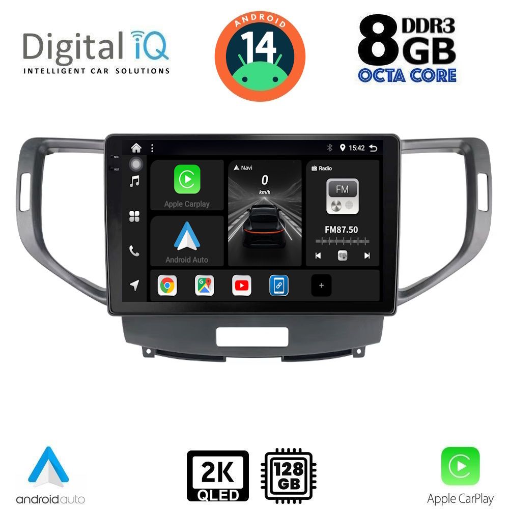 Βλησαρούλης Car Center - DIGITAL IQ BXF 11183_CPAA (9inc) MULTIMEDIA TABLET for HONDA ACCORD mod. 2008-2013