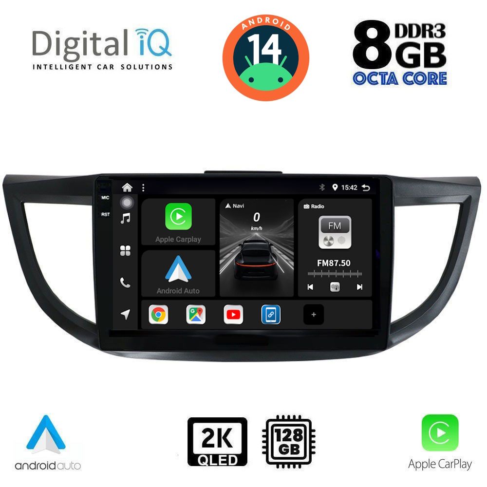 Βλησαρούλης Car Center - DIGITAL IQ BXF 11198_CPAA (10inc) MULTIMEDIA TABLET for HONDA CRV mod. 2013-2017