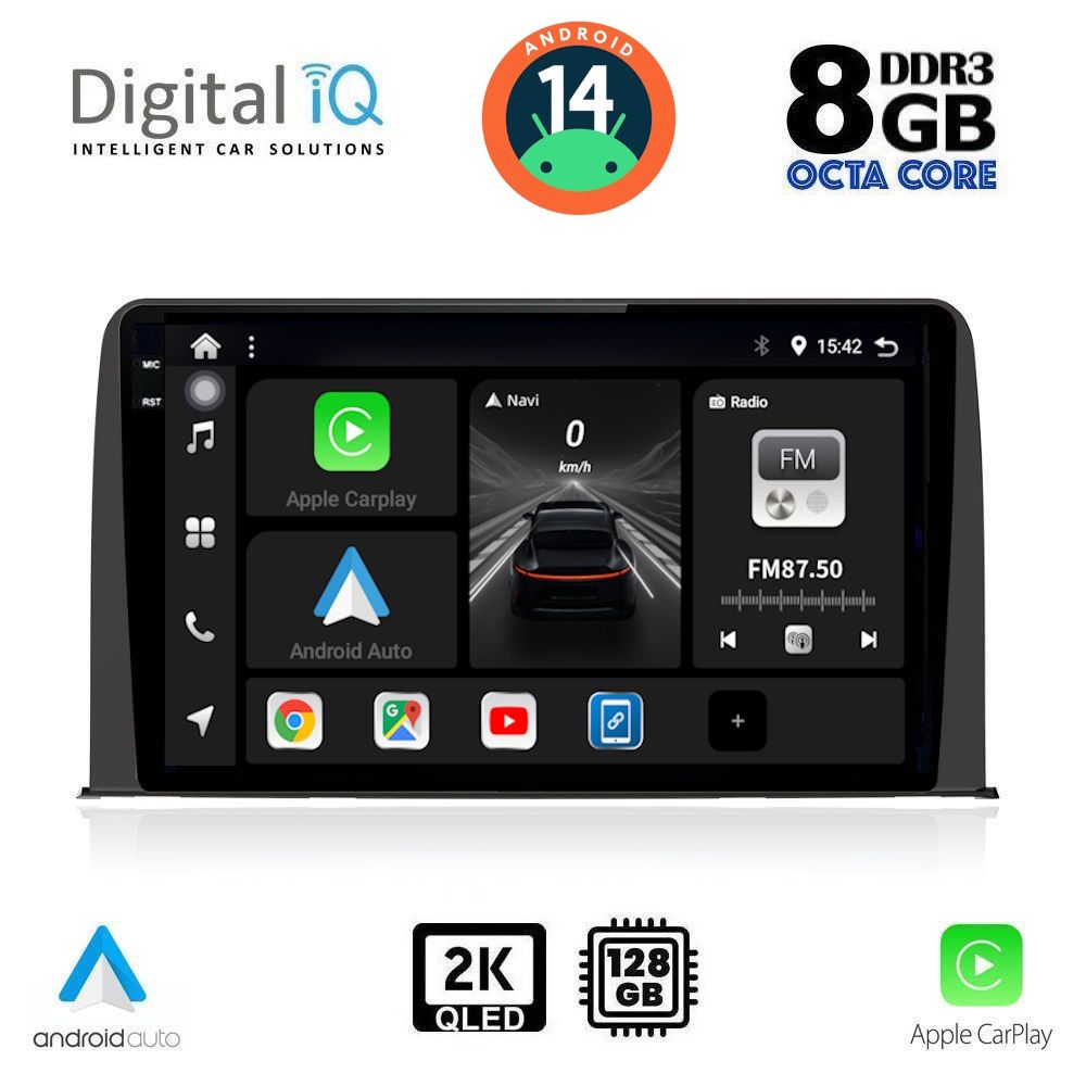 Βλησαρούλης Car Center - DIGITAL IQ BXF 11199_CPAA (10inc) MULTIMEDIA TABLET for HONDA CRV mod. 2017>