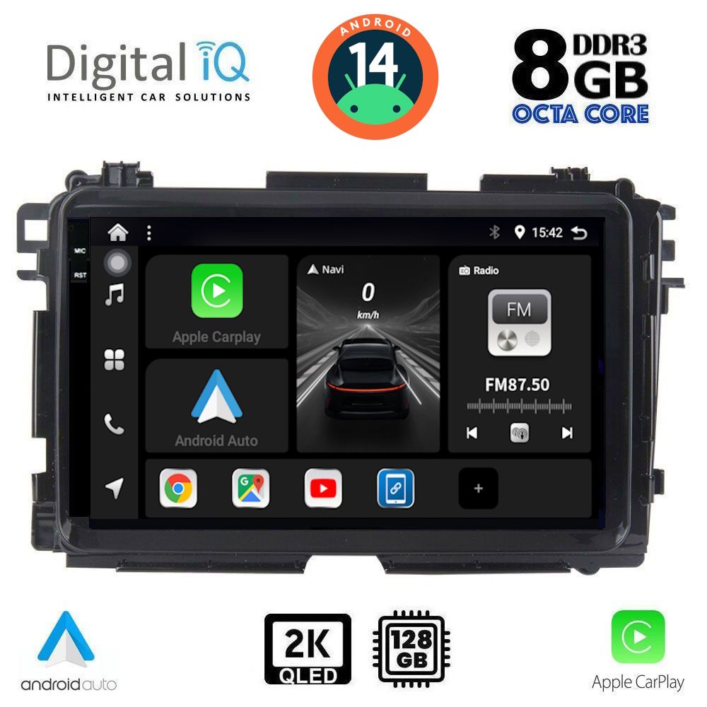 Βλησαρούλης Car Center - DIGITAL IQ BXF 11201_CPAA (9inc) MULTIMEDIA TABLET for HONDA HRV mod. 2015-2021