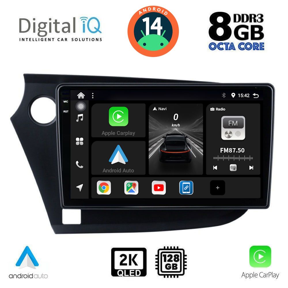 Βλησαρούλης Car Center - DIGITAL IQ BXF 11205_CPAA (9inc) MULTIMEDIA TABLET for HONDA INSIGHT mod. 2009-2014