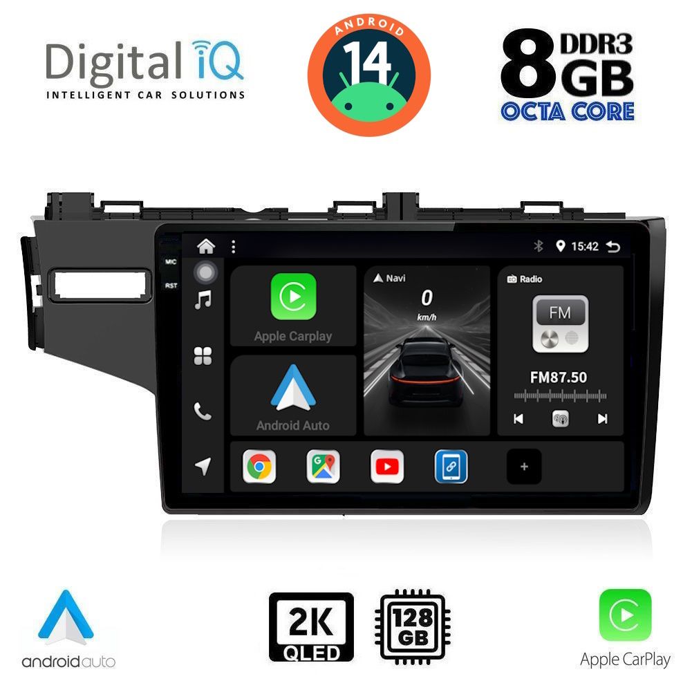 Βλησαρούλης Car Center - DIGITAL IQ BXF 11212_CPAA (10inc) MULTIMEDIA TABLET for HONDA JAZZ mod. 2013-2019