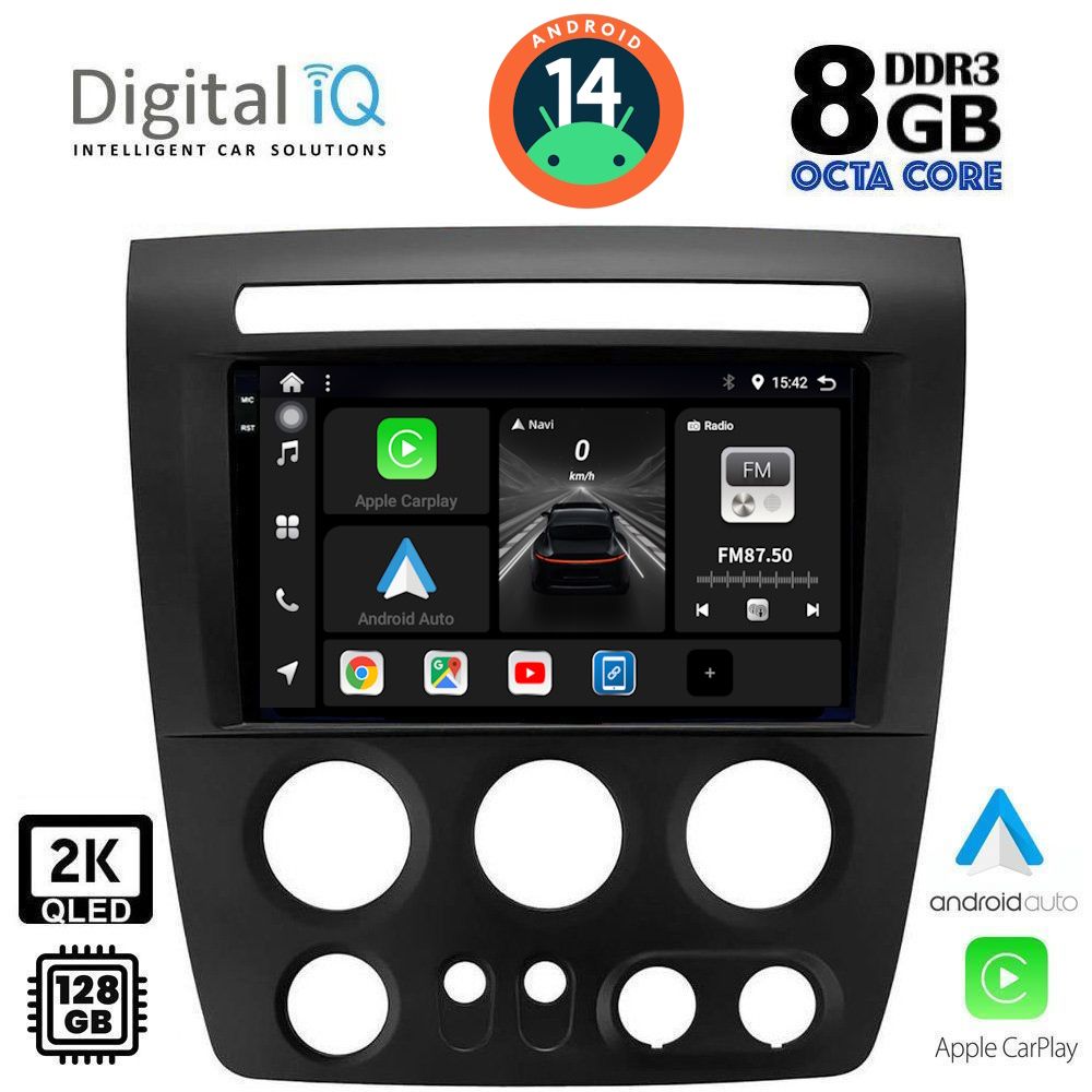 Βλησαρούλης Car Center - DIGITAL IQ BXF 11218_CPAA (9inc) MULTIMEDIA TABLET for HUMMER H3 mod. 2005-2009