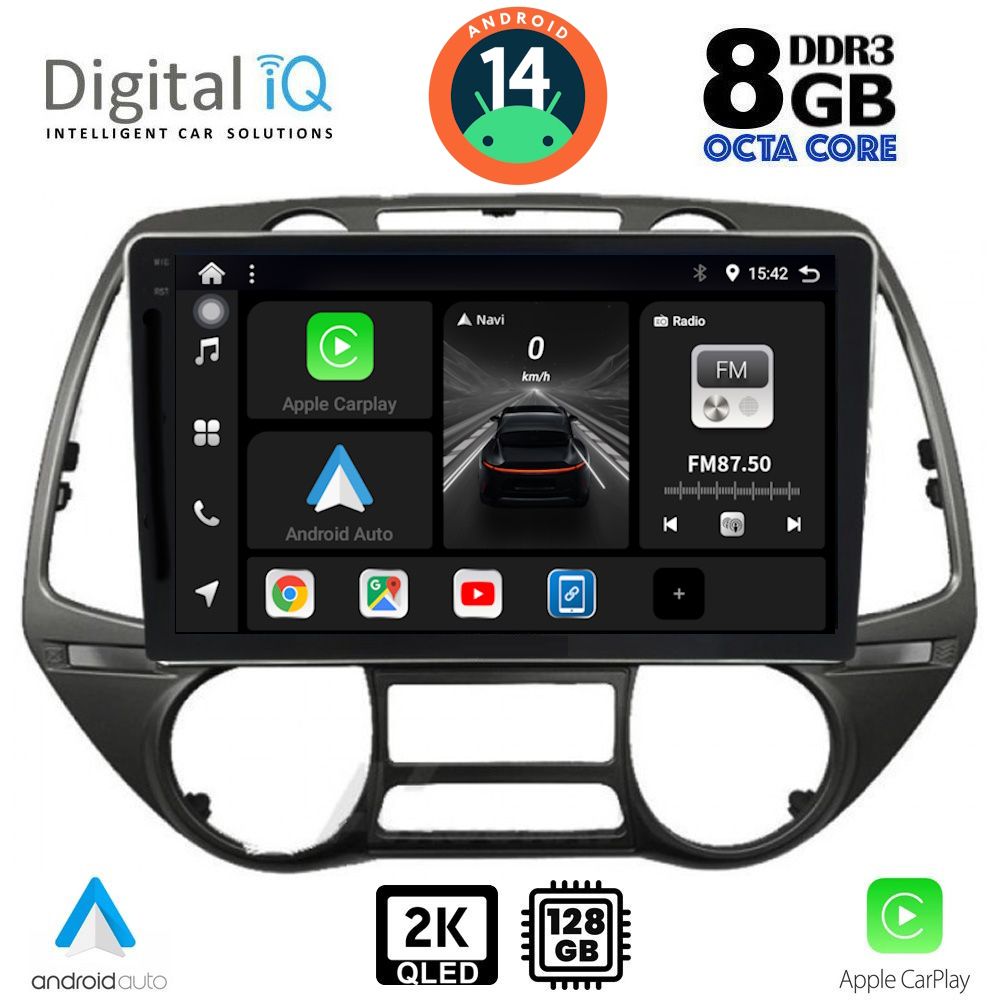 Βλησαρούλης Car Center - DIGITAL IQ BXF 11226_CPAA  (9inc) MULTIMEDIA TABLET for HYUNDAI i20 mod. 2008-2013