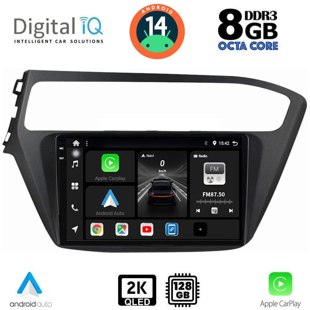 Βλησαρούλης Car Center - DIGITAL IQ BXF 11230_CPAA (9inc) MULTIMEDIA TABLET for HYUNDAI i20 mod. 2018-2021