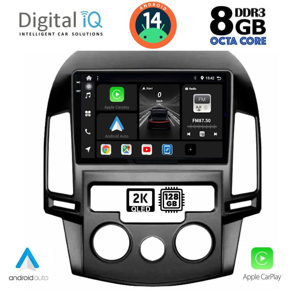 Βλησαρούλης Car Center - DIGITAL IQ BXF 11231_CPAA A/C (9inc) MULTIMEDIA TABLET for HYUNDAI i30 mod. 2007-2012