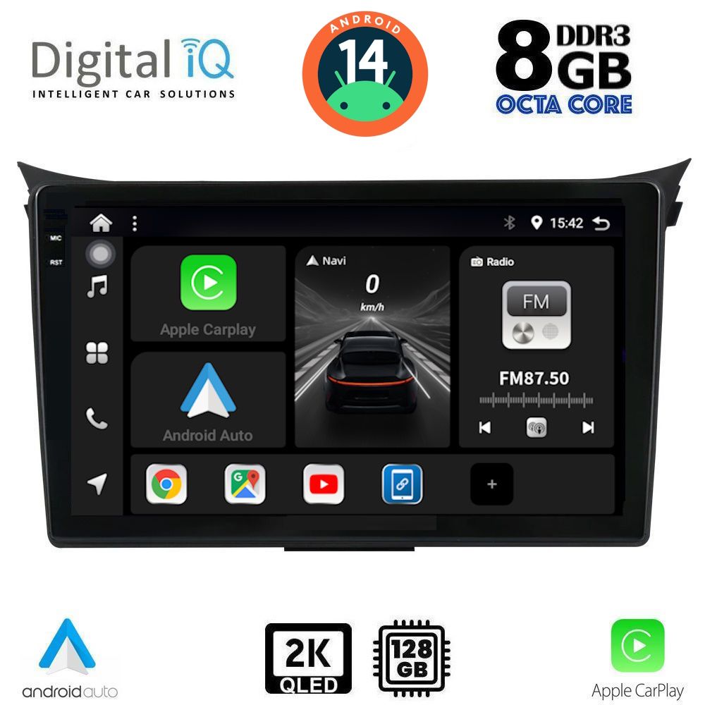 Βλησαρούλης Car Center - DIGITAL IQ BXF 11232_CPAA (9inc) MULTIMEDIA TABLET for HYUNDAI i30  mod. 2012-2017