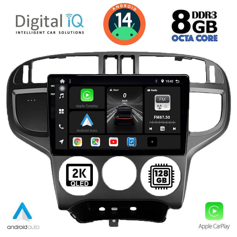 Βλησαρούλης Car Center - DIGITAL IQ BXF 11240_CPAA (9inc) MULTIMEDIA TABLET for HYUNDAI MATRIX mod. 2001-2010