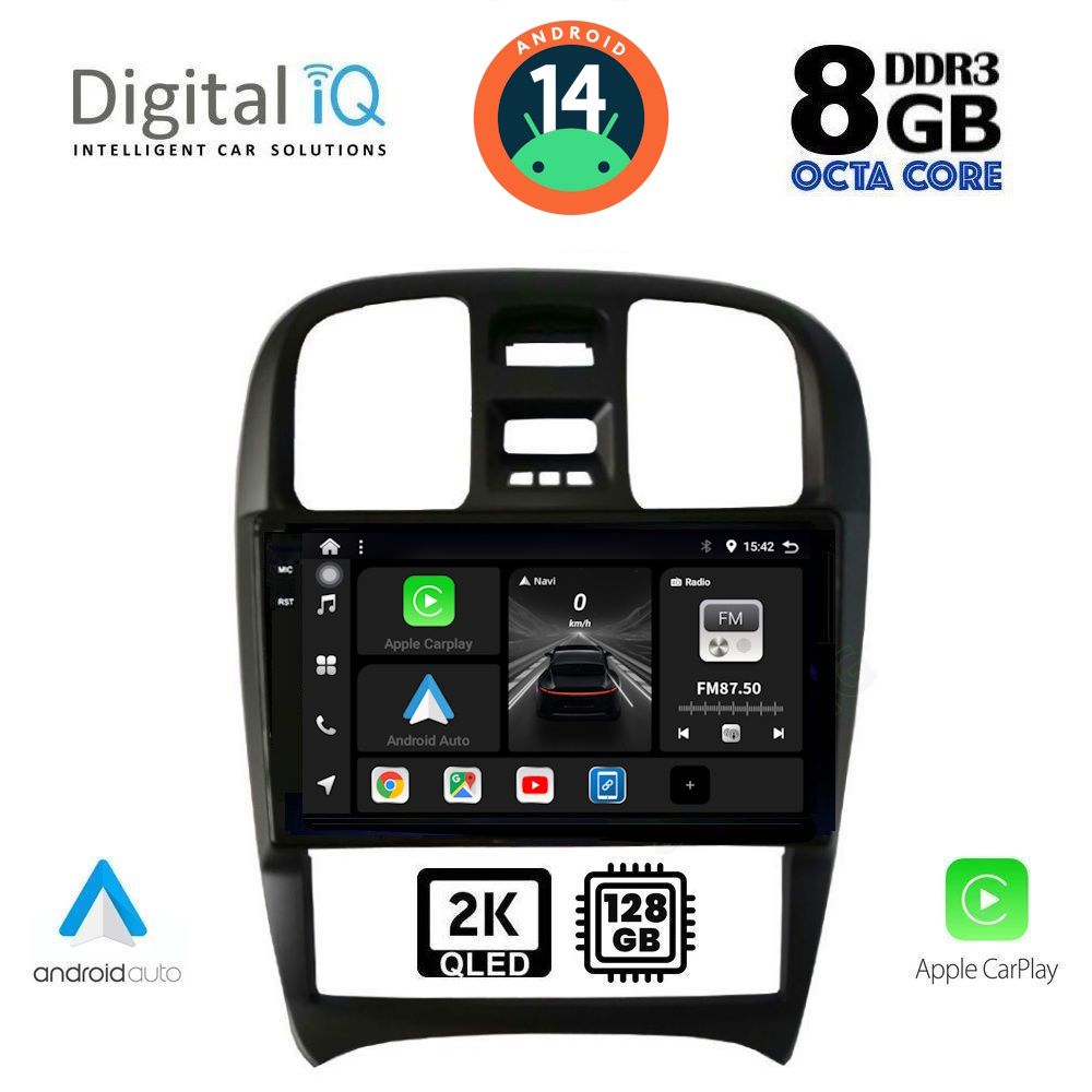 Βλησαρούλης Car Center - DIGITAL IQ BXF 11247_CPAA (9inc) MULTIMEDIA TABLET for HYUNDAI SONATA mod. 2000-2006