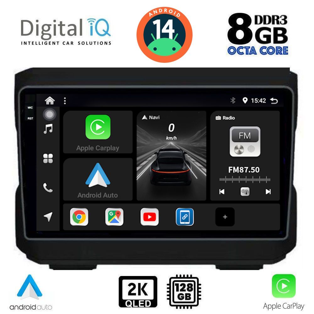 Βλησαρούλης Car Center - DIGITAL IQ BXF 11272_CPAA (10inc) MULTIMEDIA TABLET for JEEP  mod. 2007-2014 - DODGE mod. 2007>