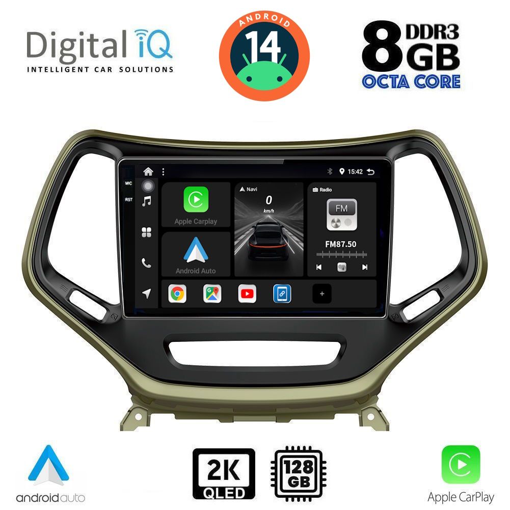 Βλησαρούλης Car Center - DIGITAL IQ BXF 11273_CPAA (10inc) MULTIMEDIA TABLET for JEEP CHEROKEE mod. 2014>