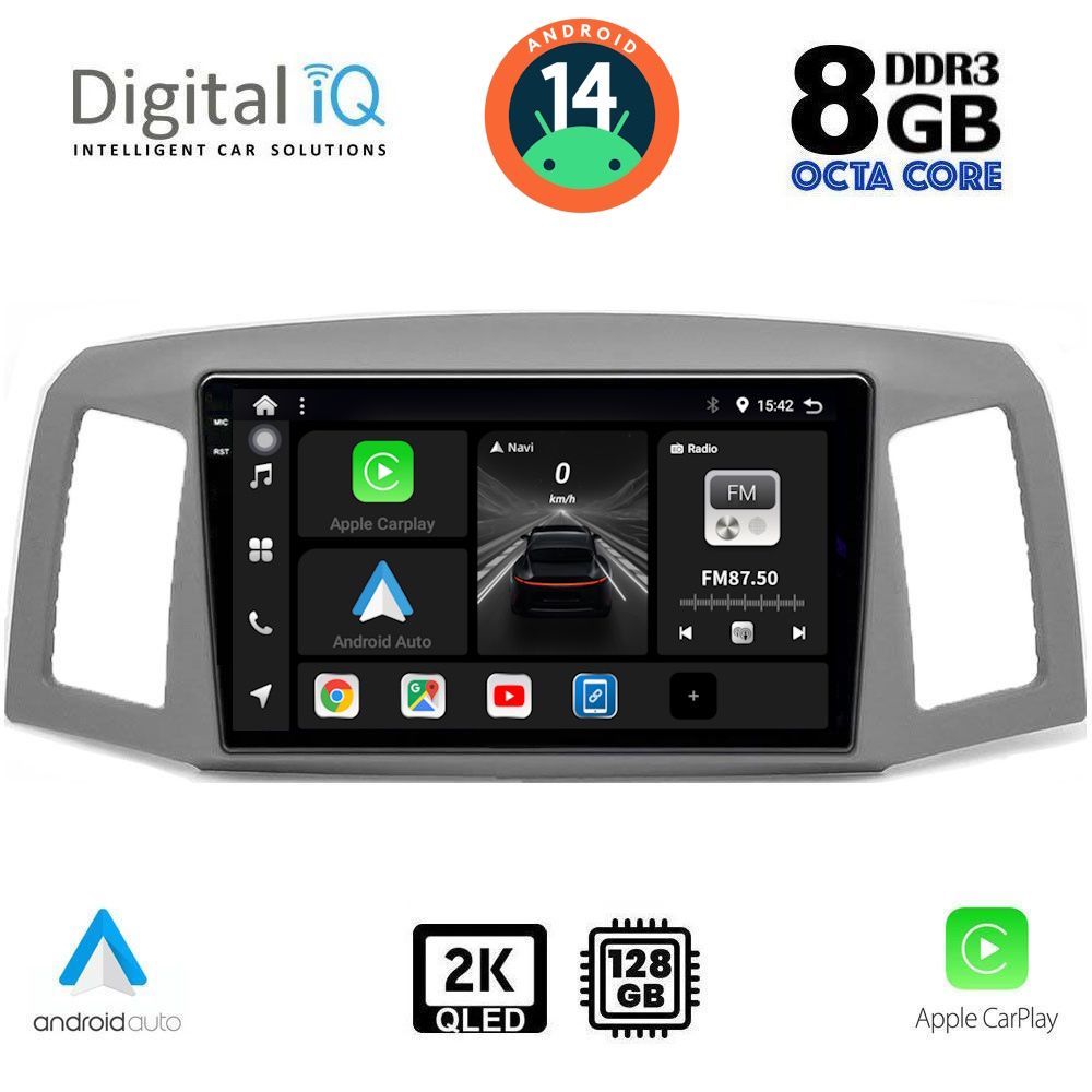 Βλησαρούλης Car Center - DIGITAL IQ BXF 11281_CPAA (10inc) MULTIMEDIA TABLET for JEEP GRAND CHEROKEE mod. 2005-2007