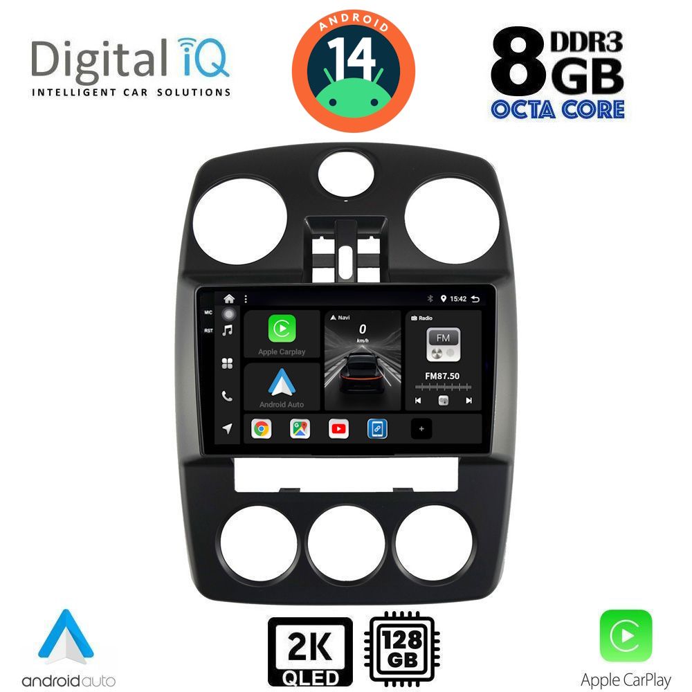 Βλησαρούλης Car Center - DIGITAL IQ BXF 11287_CPAA (9inc) MULTIMEDIA for CHRYSLER PT CRUISER mod. 2005-2010