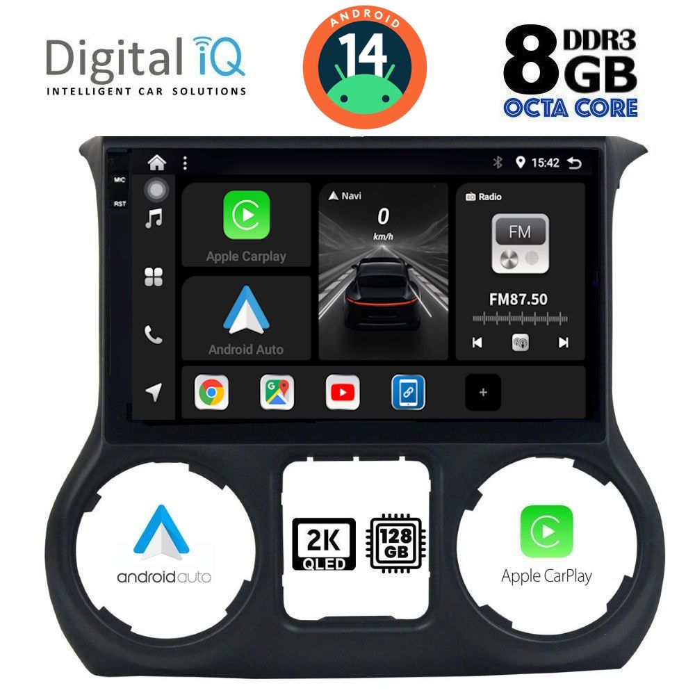Βλησαρούλης Car Center - DIGITAL IQ BXF 11295_CPAA (10inc) MULTIMEDIA TABLET for JEEP WRANGLER  mod. 2011-2014