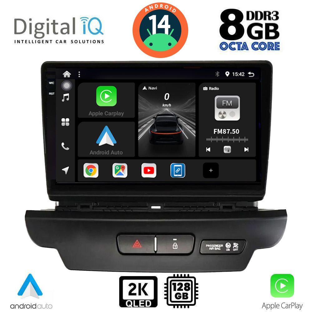 Βλησαρούλης Car Center - DIGITAL IQ BXF 11304_CPAA (9inc) MULTIMEDIA TABLET for KIA CEED - XCEED mod. 2018-2022