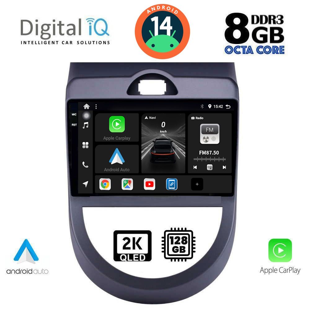 Βλησαρούλης Car Center - DIGITAL IQ BXF 11320_CPAA (9inc) MULTIMEDIA TABLET for KIA SOUL mod. 2008-2013