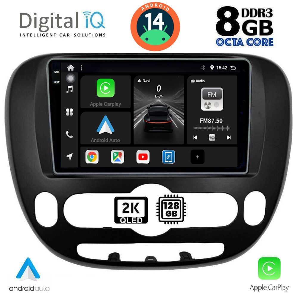 Βλησαρούλης Car Center - DIGITAL IQ BXF 11321_CPAA (9inc) MULTIMEDIA TABLET for KIA SOUL mod. 2014>