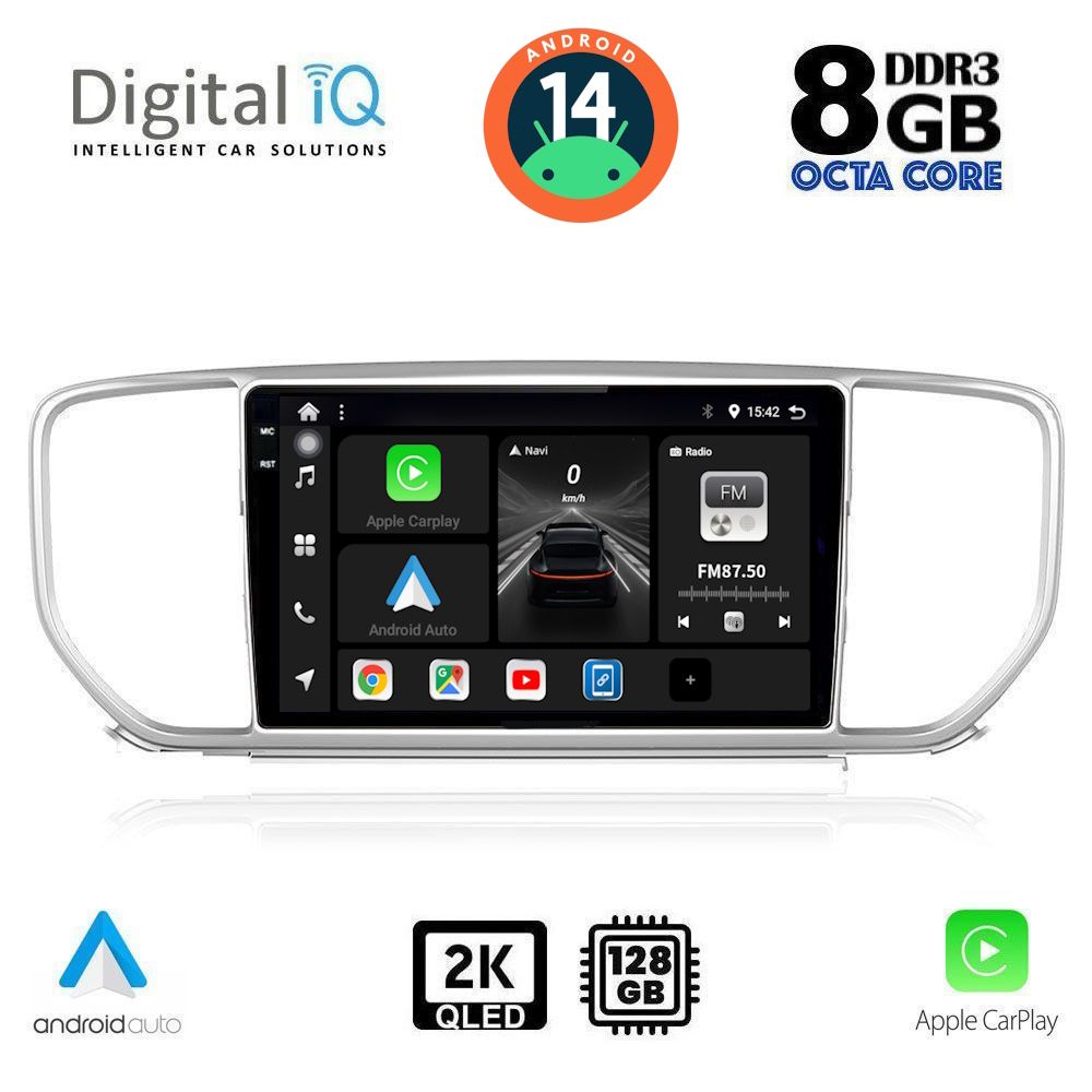 Βλησαρούλης Car Center - DIGITAL IQ BXF 11327_CPAA (9inc) MULTIMEDIA TABLET for KIA SPORTAGE mod. 2018>