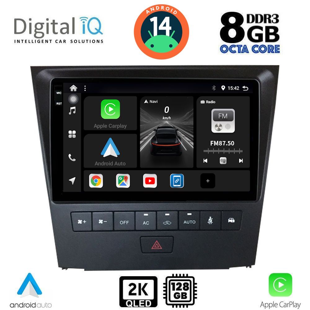 Βλησαρούλης Car Center - DIGITAL IQ BXF 11341_CPAA (9inc) MULTIMEDIA TABLET for LEXUS GS mod. 2004-2011