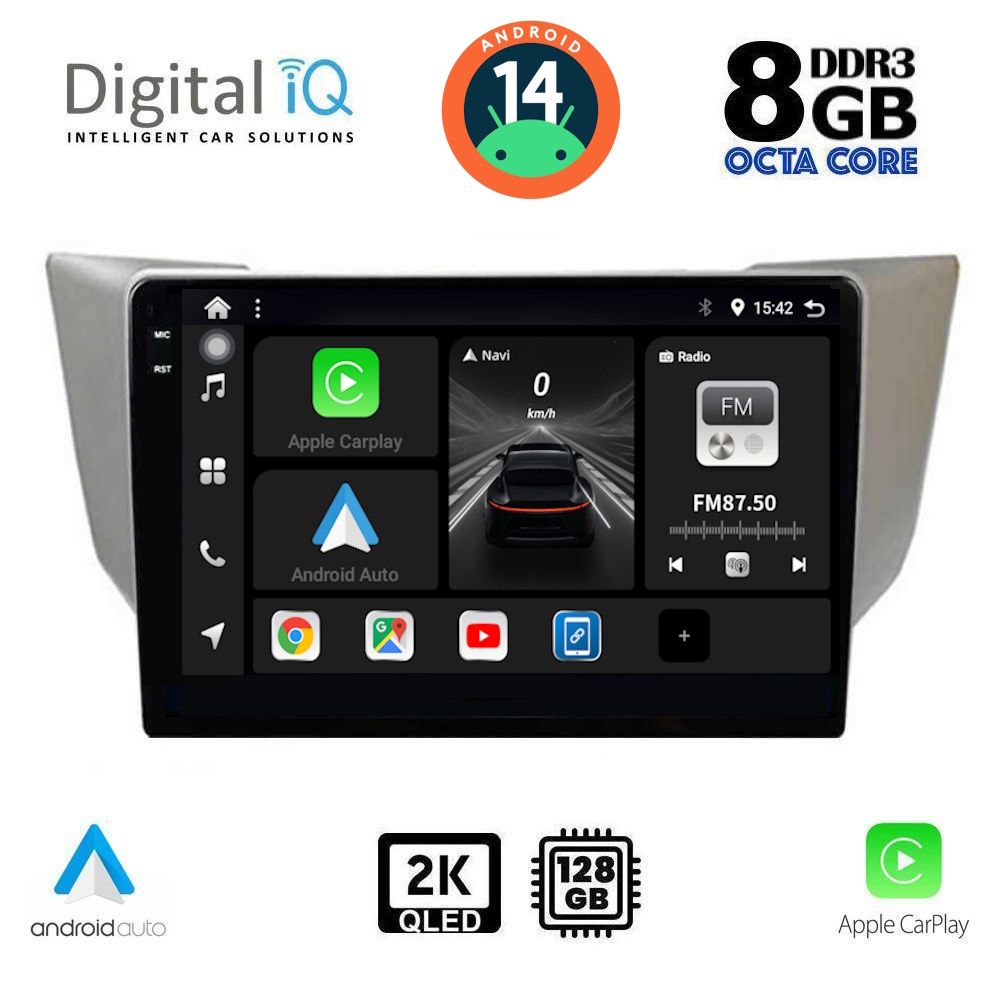 Βλησαρούλης Car Center - DIGITAL IQ BXF 11345_CPAA (9inc) MULTIMEDIA TABLET for LEXUS RX 300 – 400 mod. 2003-2008
