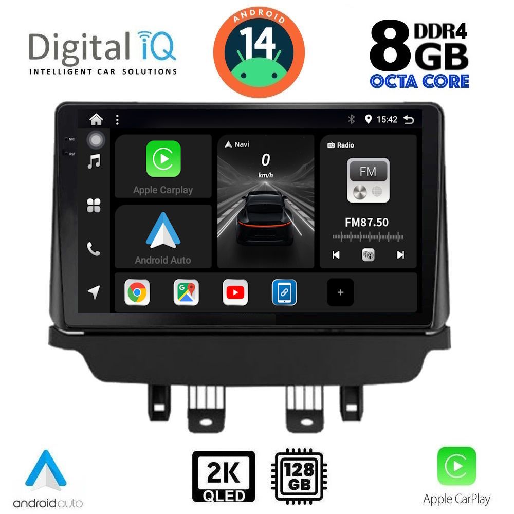 Βλησαρούλης Car Center - DIGITAL IQ BXF 11362_CPAA (9inc) MULTIMEDIA TABLET for MAZDA 2 mod. 2014>