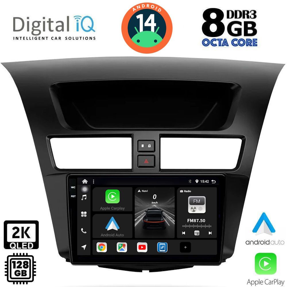 Βλησαρούλης Car Center - DIGITAL IQ BXF 11364_CPAA (9inc) MULTIMEDIA TABLET for MAZDA BT50 mod. 2012-2019