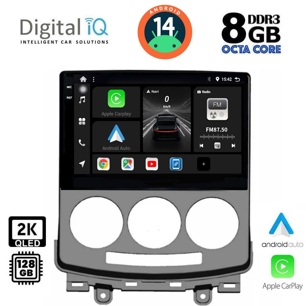 Βλησαρούλης Car Center - DIGITAL IQ BXF 11370_CPAA (9inc) MULTIMEDIA TABLET for MAZDA 5  mod. 2004-2010