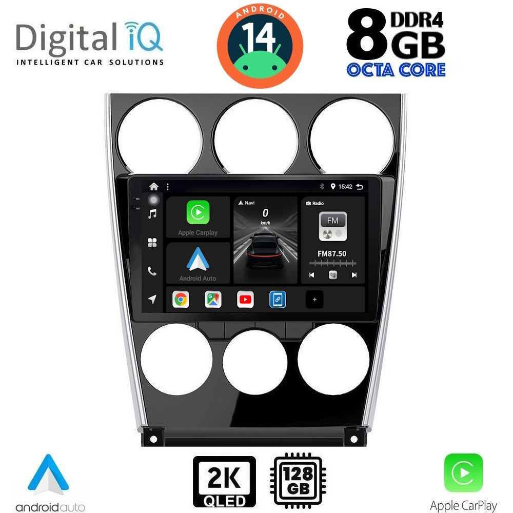 Βλησαρούλης Car Center - DIGITAL IQ BXF 11375_CPAA (9inc) MULTIMEDIA TABLET for MAZDA 6 (FACELIFT) mod. 2005-2008