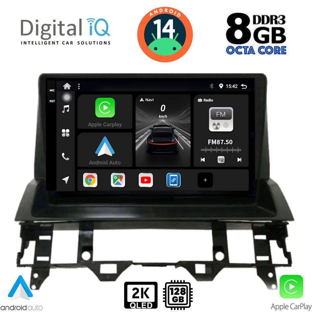 Βλησαρούλης Car Center - DIGITAL IQ BXF 11376_CPAA DASH (10inc) MULTIMEDIA TABLET for MAZDA 6 mod. 2002-2008
