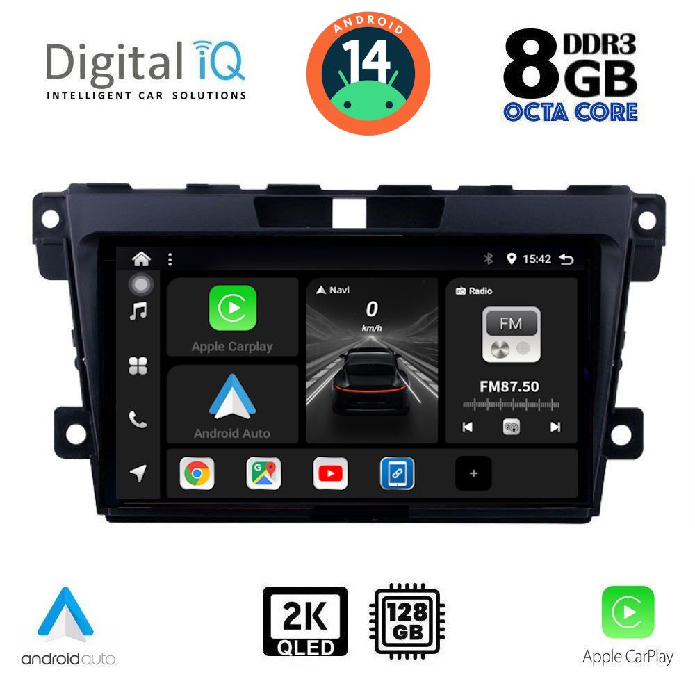 Βλησαρούλης Car Center - DIGITAL IQ BXF 11389_CPAA (9inc) MULTIMEDIA TABLET for MAZDA CX7  mod. 2006-2012