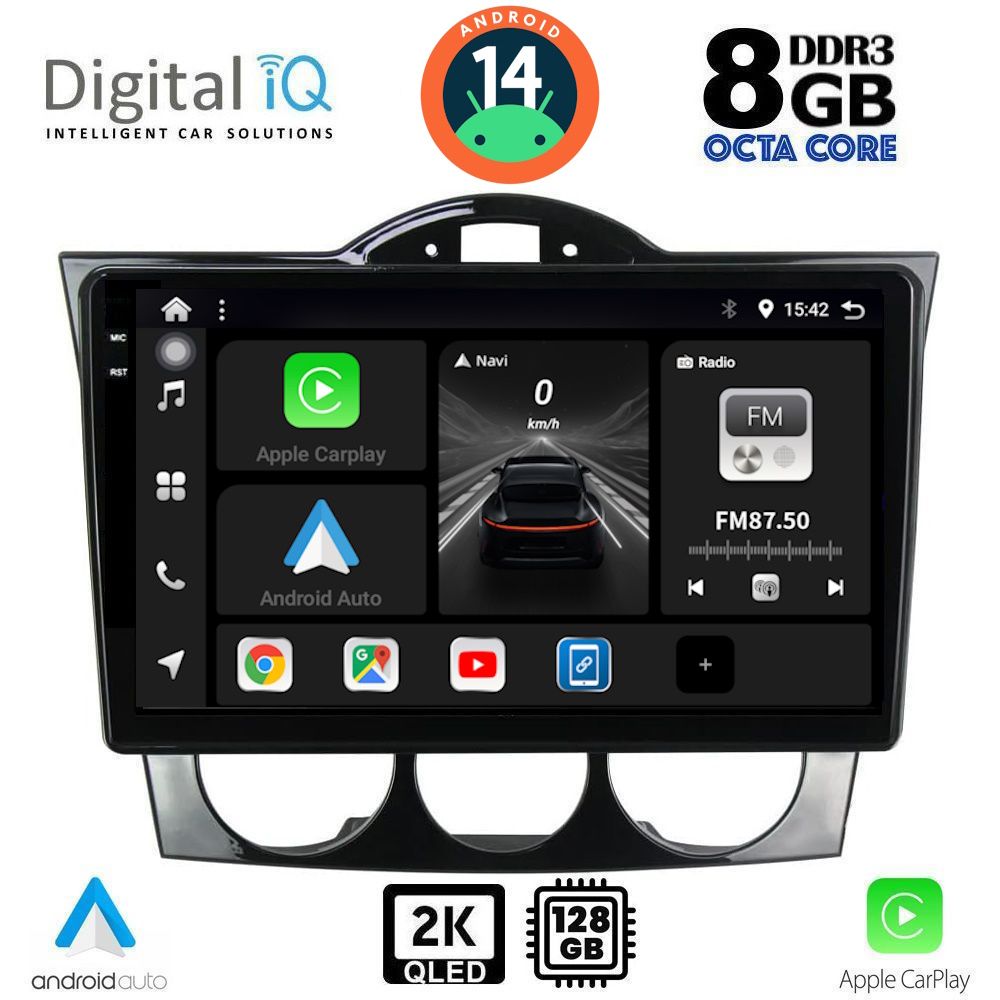 Βλησαρούλης Car Center - DIGITAL IQ BXF 11394_CPAA (9inc) MULTIMEDIA TABLET for MAZDA RX8 mod. 2001-2008