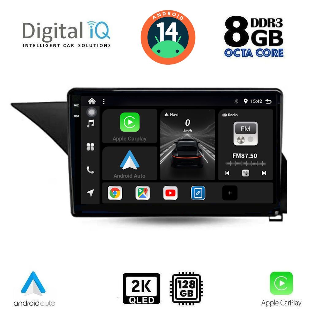 Βλησαρούλης Car Center - DIGITAL IQ BXF 11409_CPAA (10inc) MULTIMEDIA TABLET for MERCEDES E (W212) mod. 2009-2016