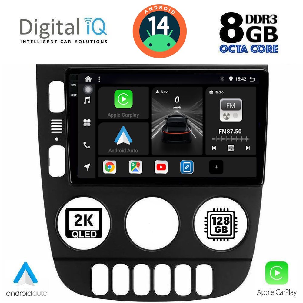 Βλησαρούλης Car Center - DIGITAL IQ BXF 11413_CPAA (9inc) MULTIMEDIA TABLET for MERCEDES ML (W163) mod. 2002-2005