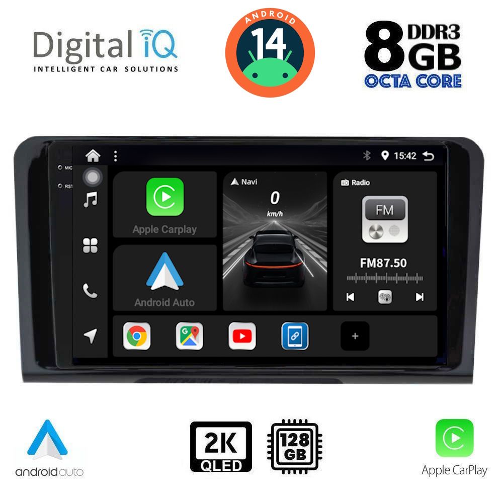 Βλησαρούλης Car Center - DIGITAL IQ BXF 11414_CPAA (9inc) MULTIMEDIA TABLET for MERCEDES ML (W164) – GL (X164) mod. 2005-2011