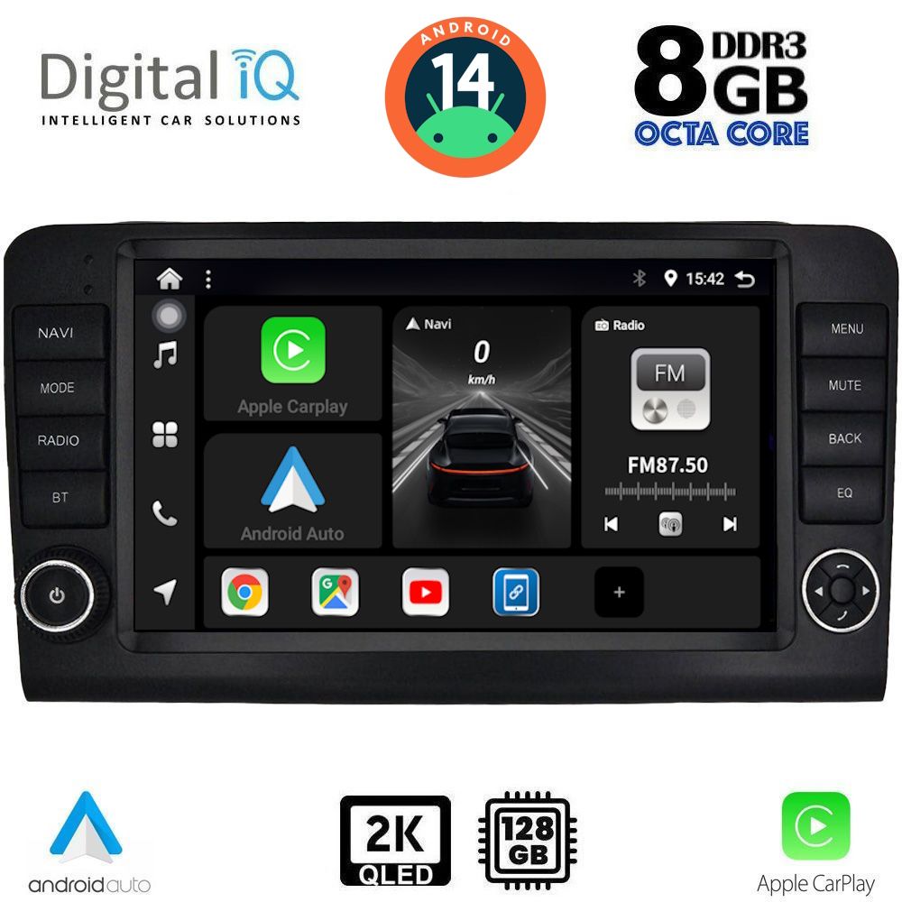 Βλησαρούλης Car Center - DIGITAL IQ BXF 11416_CPAA (9inc) MULTIMEDIA TABLET for MERCEDES ML (W164) – GL (X164) mod. 2005-2011
